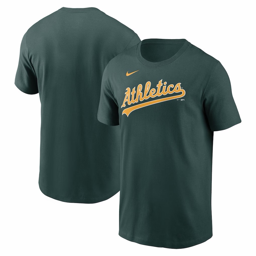 Athletics Nike Fuse Wordmark T-Shirt - Green